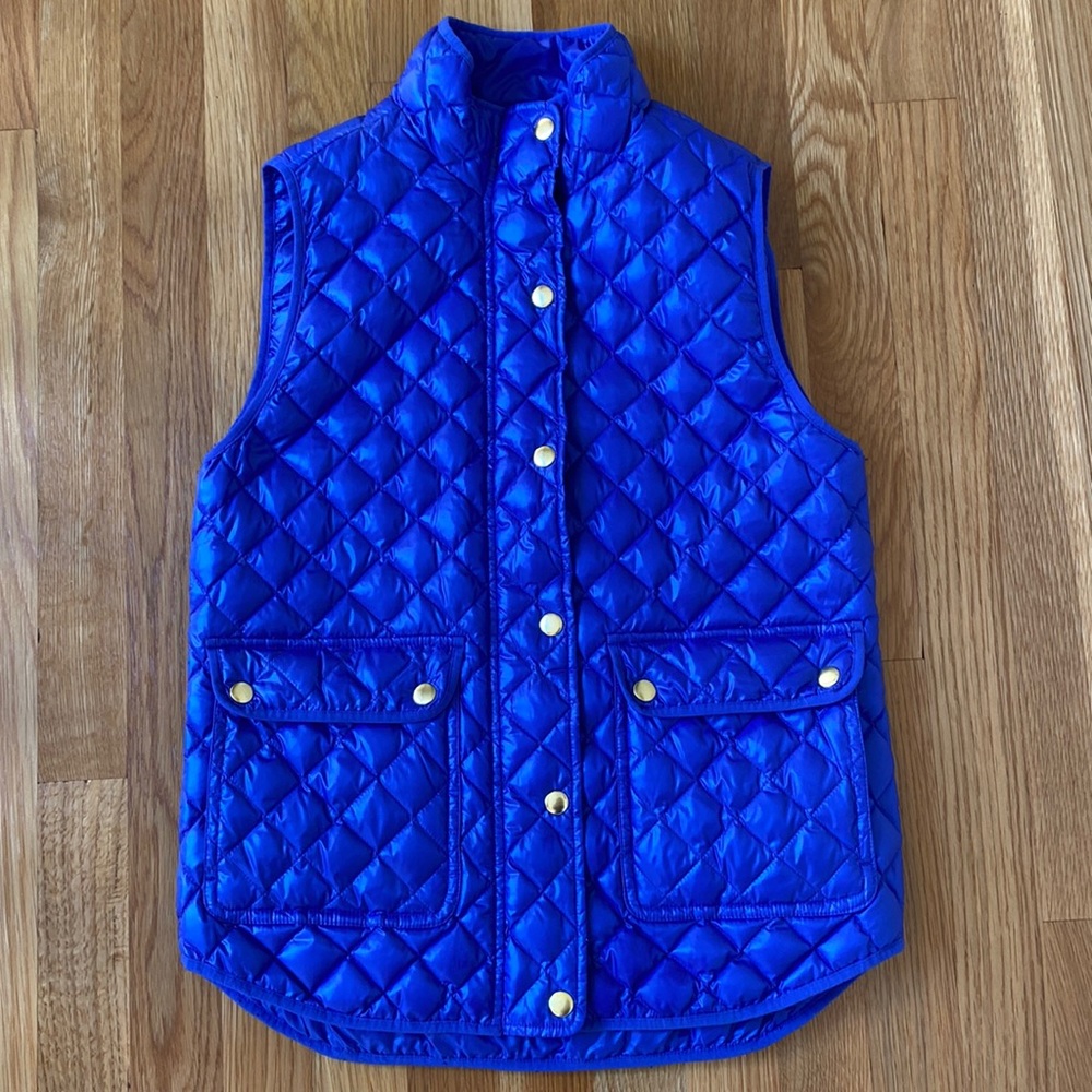 Like new Jcrew quilted downtown field vest
